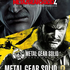 Metal Gear Solid Vol. 2 Master Collection featuring Metal Gear Solid 4: Guns of the Patriots and Metal Gear Solid: Peace Walker with tactical espionage artwork.